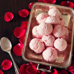 Pink Chocolate Flecked Ice Cream