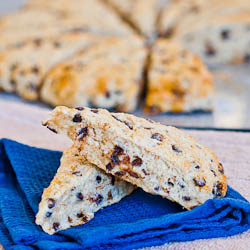 Slimmed Down Chocolate Chip Scones