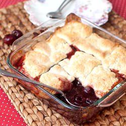 Fresh Cherry Cobbler