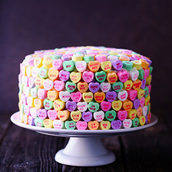 Strawberries & Cream ‘Heart’ Cake