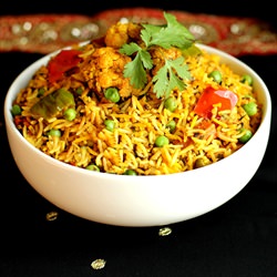 Hyderabadi Vegetable Biryani