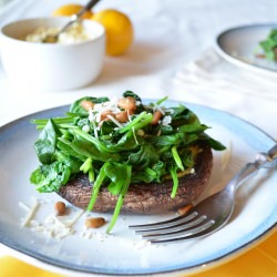 Portobellos with Meyer Lemon Pesto