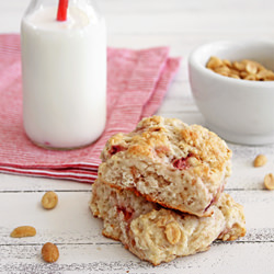 Strawberry Peanut Scones