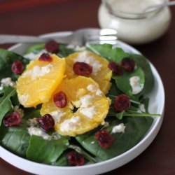 Goat Cheese Orange Walnut Dressing