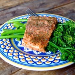 Sweet-Chili Rubbed Salmon