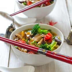 Chinese Vegan Noodle Soup