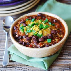 Beef Chili with Black Beans