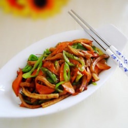 Flash Fried Pork Tripe with Carrots