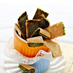 Crispy Cod Fish with Nori Seaweed