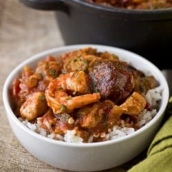 “Gumbo-laya” Stew