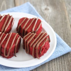 Red Velvet Nutella Cakes