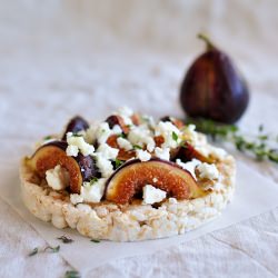 Fig, Feta, Tahini & Thyme