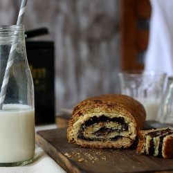 Chocolate Swirl Scone Loaf