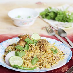 Hyderabadi Chicken Dum Biryani