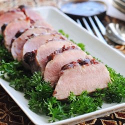 Orange-Cranberry Pork Tenderloin