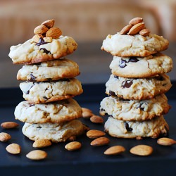 Chocolate Chip Almond Cookies