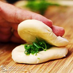 Chinese Pancakes with Green Onion