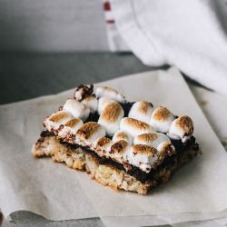 Coconut + Banana S’more Bars