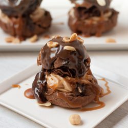 Snickers Cream Puffs