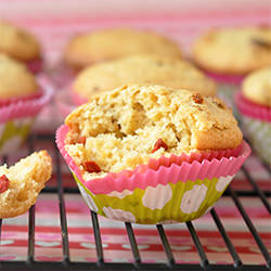 Goji Berry White Chocolate Muffins