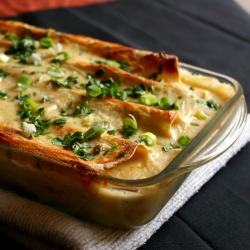 Veggie Sour Cream Enchiladas