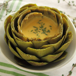 Artichoke with Mayo Dip