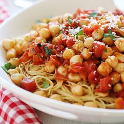 Angel Hair with Scallops and Tomato