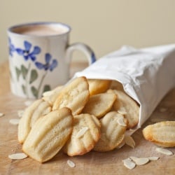 Almond and Lemon Curd Madeleines