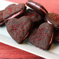 Chocolate & Raspberry Cookies