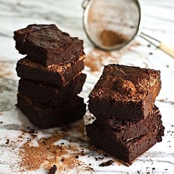 Flourless Mocha Brownies