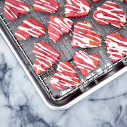 Vegan Heart Beet Cookies
