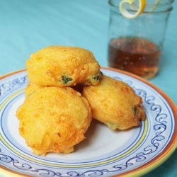 Cornbread Fritters with Sazerac
