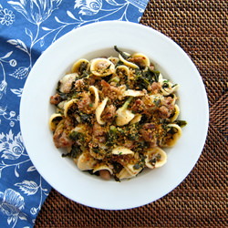 Pasta with Kale and Turkey Sausage