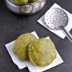 Spinach Poori