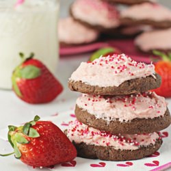 Chocolate and Strawberry Cookies