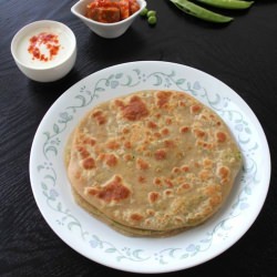 Peas Paratha