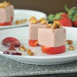 Strawberry Walnut Kulfi
