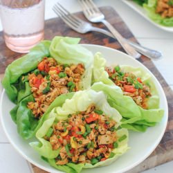 Chipotle Chicken Lettuce Wraps