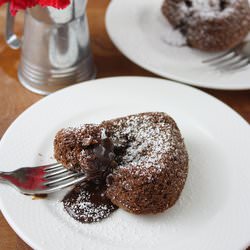 Spiced Molten Chocolate Cakes