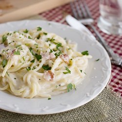 Bacon Alfredo Pasta