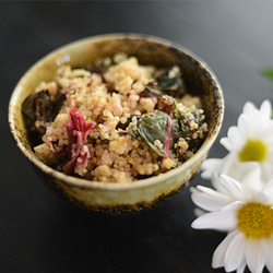 Quinoa, Chard, and Goat Cheese