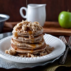 Apple Streusel Pancakes