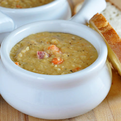 Crock Pot Lentil Soup w/ Kielbasa