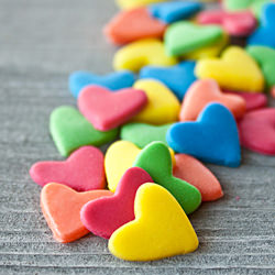 Homemade Heart Sprinkles