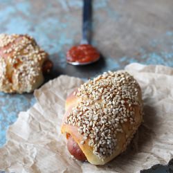 Sausage Rolls with Sesame