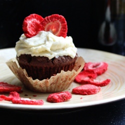 Red Wine Red Velvet Cupcakes