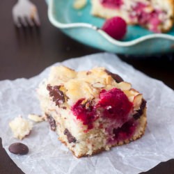 Raspberry Chocolate Coffee Cake
