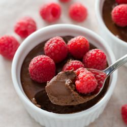 Easy Dark Chocolate Pots de Creme
