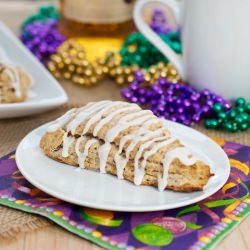 Bananas Foster Scones