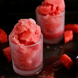 Watermelon Lemon Sorbet